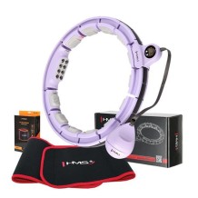 HHM13 HULA HOP VIOLET Z MAGNESAMI I OBCIĄŻNIKIEM + LICZNIK HMS