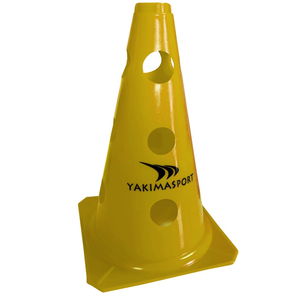 Pachołek z otworami Yakima Sport 23 cm żółty 100042