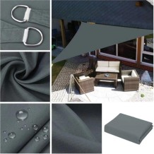 
						ŻAGIEL PRZECIWSŁONECZNY OGRODOWY TRÓJKĄT 3X3X4M SZARY
					