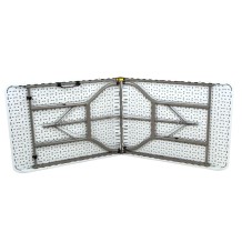 
						STÓŁ CATERINGOWY SKŁADANY W WALIZKĘ 180x70CM MAX.100KG BIAŁY
					
