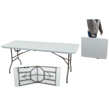 
						STÓŁ CATERINGOWY SKŁADANY W WALIZKĘ 180x70CM MAX.100KG BIAŁY
					