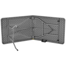 
						STÓŁ CATERINGOWY SKŁADANY W WALIZKĘ 180x70CM MAX.100KG SZARY
					
