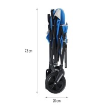 NC1606 WÓZEK NIEBIESKO-SZARY 125l NILS CAMP 