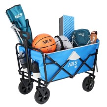NC1606 WÓZEK NIEBIESKO-SZARY 125l NILS CAMP 