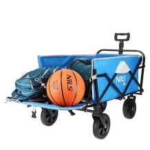 NC1606 WÓZEK NIEBIESKO-SZARY 125l NILS CAMP 