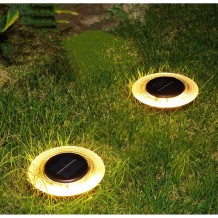 
						LAMPA SOLARNA DYSKOWA 28 LED DO WBICIA W GRUNT
					
