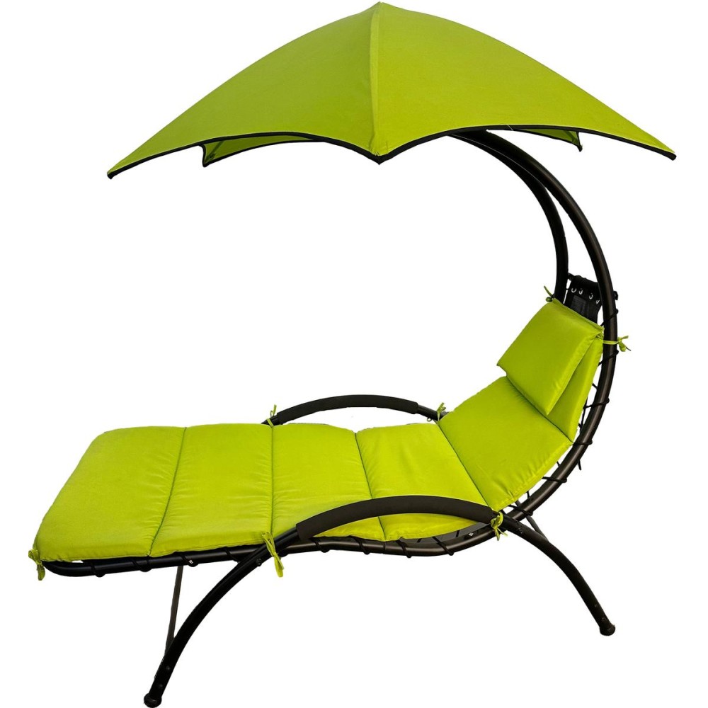 
						LEŻAK FOTEL Z PARASOLEM BERGAMO 200x125x180CM LIMONKA
					