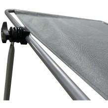 
						LEŻAK SKŁADANY PLAŻOWY Z DASZKIEM NA KÓŁKACH 116x62x62-90CM SZARY
					