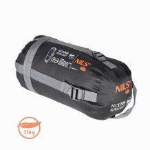 NC1705 ŚPIWÓR ULTRA LIGHT SZARO-POMARAŃCZOWY NILS CAMP 