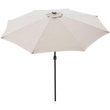 
						PARASOL OGRODOWY Z OŚWIETLENIEM LED 300CM BEŻOWY
					