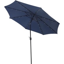 
						PARASOL OGRODOWY Z OŚWIETLENIEM LED 300CM GRANATOWY
					