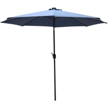 
						PARASOL OGRODOWY Z OŚWIETLENIEM LED 300CM GRANATOWY
					