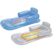 Dmuchany materac, fotel, leżak 161 x 84 cm Bestway 43028 niebieski