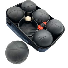 
						KULE DO GRY 6 SZT.BOULE PETANQUE CZARNE POKROWIEC ENERO PRO
					