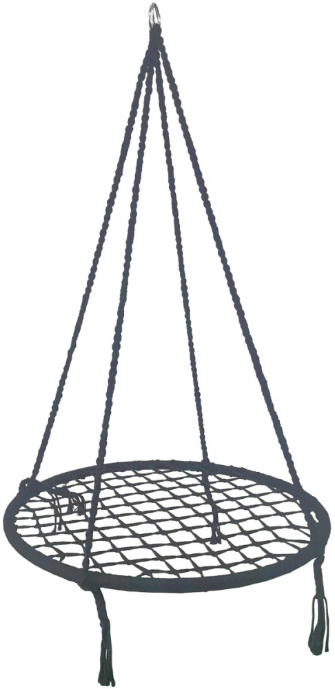 HAMAK OGRODOWY HUŚTAWKA BOCIANIE GNIAZDO 80CM SZARA