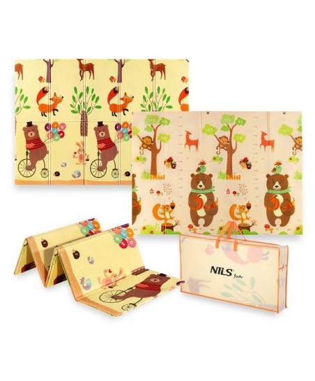 MD05 MATA DZIECIĘCA SKŁADANA FOREST 190x150CM NILS FUN