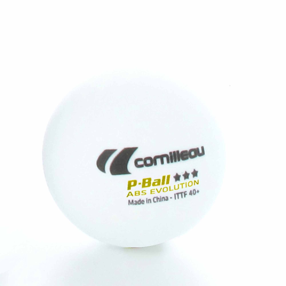 CORNILLEAU PIŁECZKI P-BALL *** ITTF BIAŁE 3 SZT.