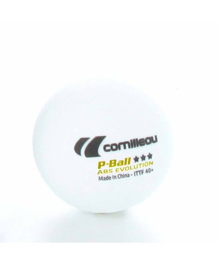 CORNILLEAU PIŁECZKI P-BALL *** ITTF BIAŁE 3 SZT.