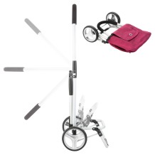 CRUISER WÓZEK ZAKUPOWY SKŁADANY CLASSIC FUKSJA PREMIUM 604319