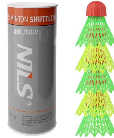 NBL6595 LOTKI NYLON LED DO CROSSMINTONA 5 SZT. NILS 