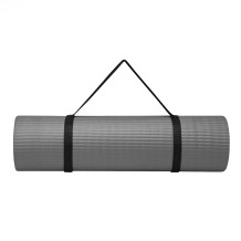 GAIAM MATA FITNESS 10 MM Z PASKIEM SZARA 63321