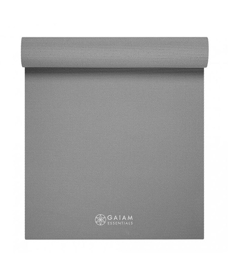GAIAM ESSENTIALS MATA DO JOGI 6 MM Z PASKIEM SZARA 63317