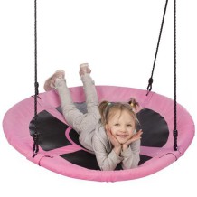 NB5031 PINK ŚR.100 CM BOCIANIE GNIAZDO HUŚTAWKA NILS CAMP