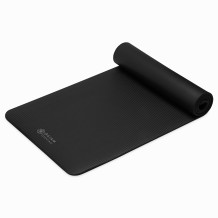 GAIAM ESSENTIALS MATA DO JOGI 6 MM Z PASKIEM CZARNA 63312