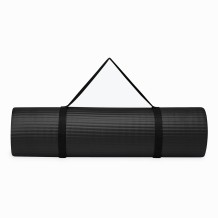 GAIAM ESSENTIALS MATA DO JOGI 6 MM Z PASKIEM CZARNA 63312