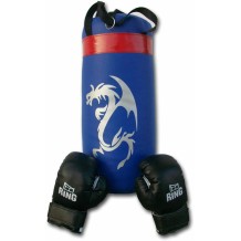 ZESTAW BOKSERSKI 40cm DRAGON BLUE