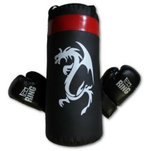 ZESTAW BOKSERSKI 40cm DRAGON BLACK