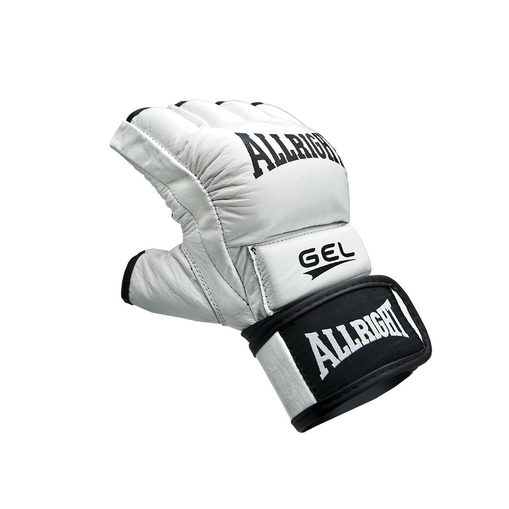 RĘKAWICE MMA PRO SKÓRA białe r.XXL