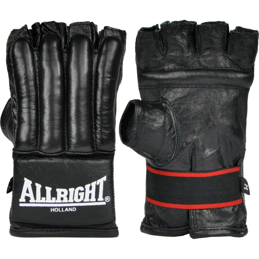RĘKAWICE MMA 3048 r.L czarne ALLRIGHT