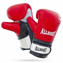 RĘKAWICE PRZYRZĄDOWE TRENINGOWE PU XL ALLRIGHT CARBON 1410 R/W/B