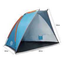 NC8030 NIEBIESKI NAMIOT PLAŻOWY 260x120x120 CM NILS CAMP