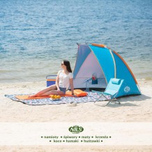 NC8030 NIEBIESKI NAMIOT PLAŻOWY 260x120x120 CM NILS CAMP