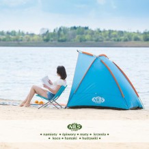 NC8030 NIEBIESKI NAMIOT PLAŻOWY 260x120x120 CM NILS CAMP