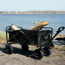 OFFLANDER SKŁADANY METALOWY WÓZEK KEMPINGOWY TURYSTYCZNY 220L