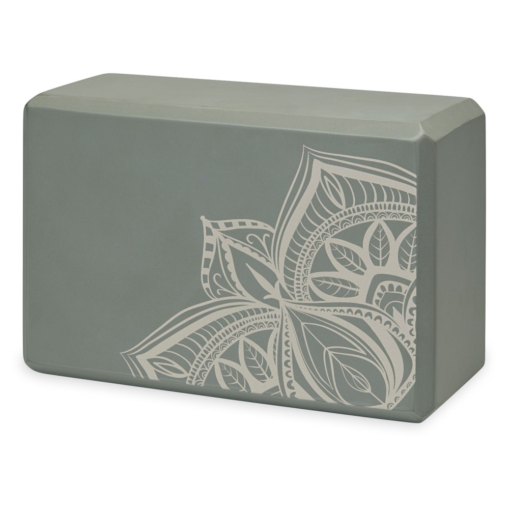 GAIAM ESSENTIALS KOSTKA DO JOGI Z PIANKI OLIVE POINT 65383