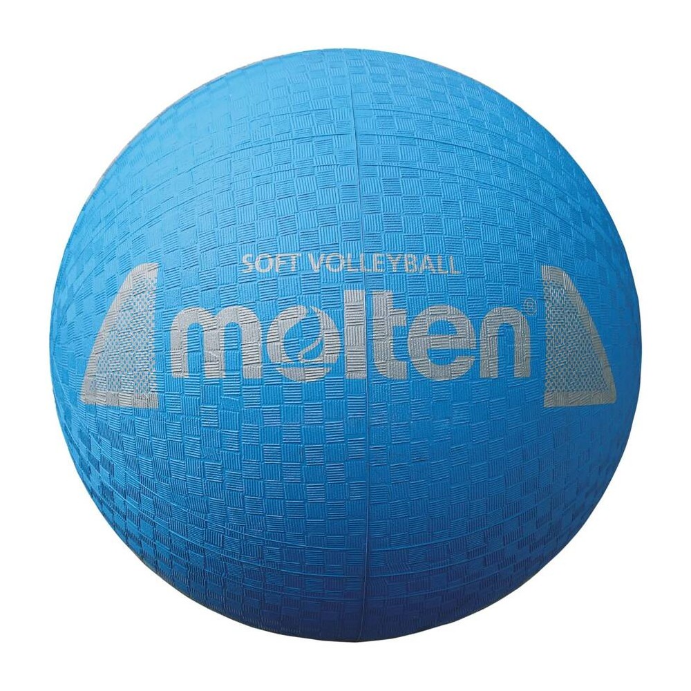 S2Y1250-C Piłka do siatkówki Molten SOFT VOLLEYBALL gumowa niebieska