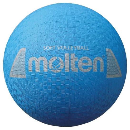S2Y1250-C Piłka do siatkówki Molten SOFT VOLLEYBALL gumowa niebieska