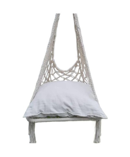 
						HAMAK AŻUROWY FOTEL WISZĄCY 60x60x120CM Z PODUSZKĄ ECRU
					