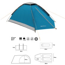 NC6033 NAMIOT KEMPINGOWY JASNO SZARO-NIEBIESKI NIGHTFALL NILS CAMP