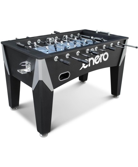 STÓŁ DO GRY W PIŁKARZYKI 143,4x80x89CM CZARNY ENERO