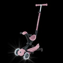 Hulajnoga trójkołowa z siedziskiem jeździk GO•UP DELUXE LIGHTS ECOLOGIC 360 (697-510)