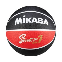 Piłka koszykowa Mikasa czarno-czerwona BB702B-BKRW