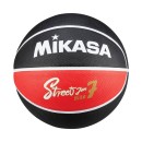 Piłka koszykowa Mikasa czarno-czerwona BB702B-BKRW