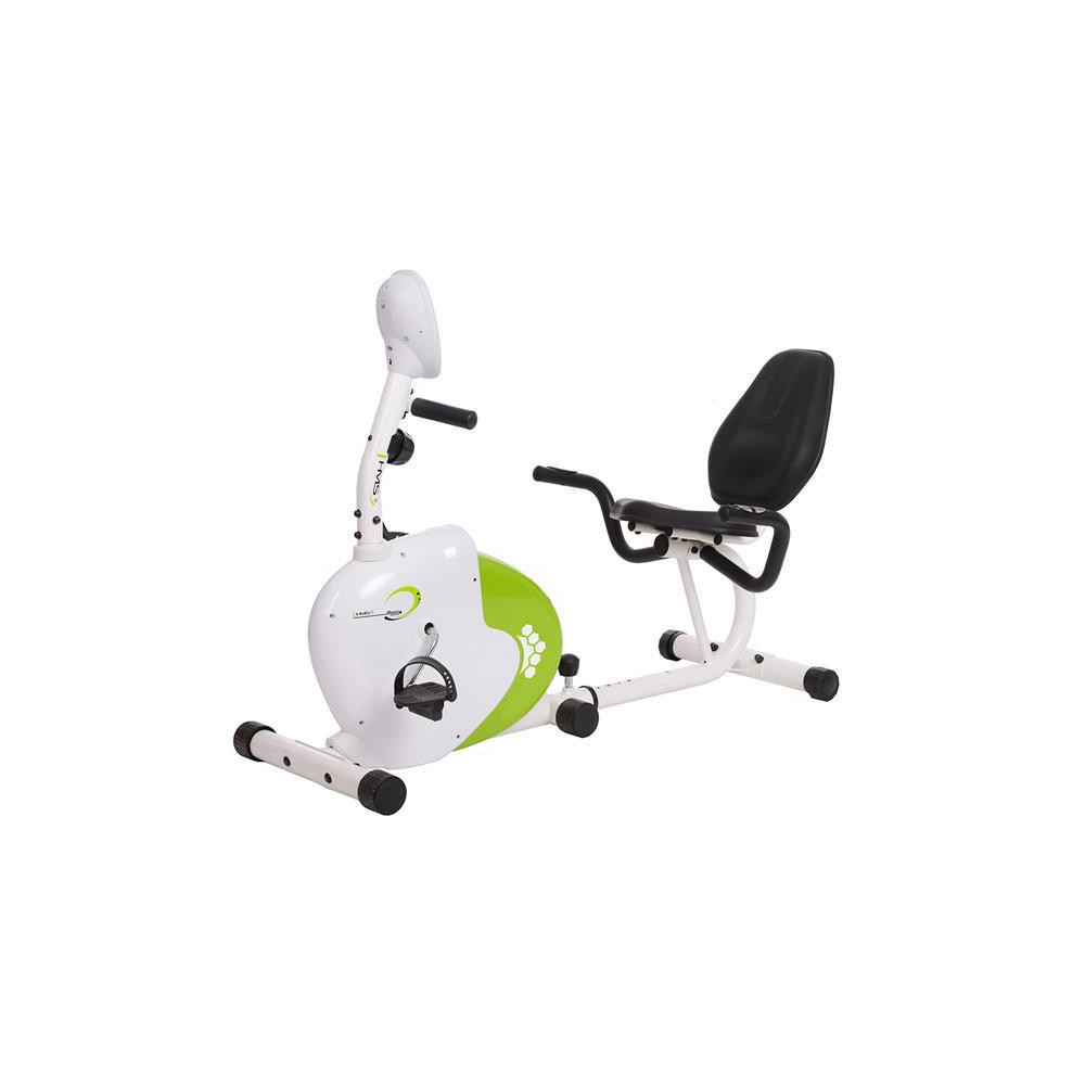 R9259* POZIOMY ROWER MAGNETYCZNY HMS (9 KG) biało-zielony