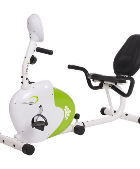 R9259* POZIOMY ROWER MAGNETYCZNY HMS (9 KG) biało-zielony