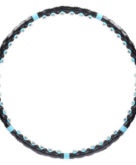 HHP006 BLACK-BLUE HULA HOP MASUJĄCY Z MAGNESAMI 98CM HMS 
